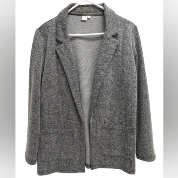 Simons Twik printed fine knit chevron jacket size M - Picture 2 of 9